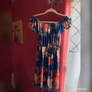 💙Off shoulders dress💜